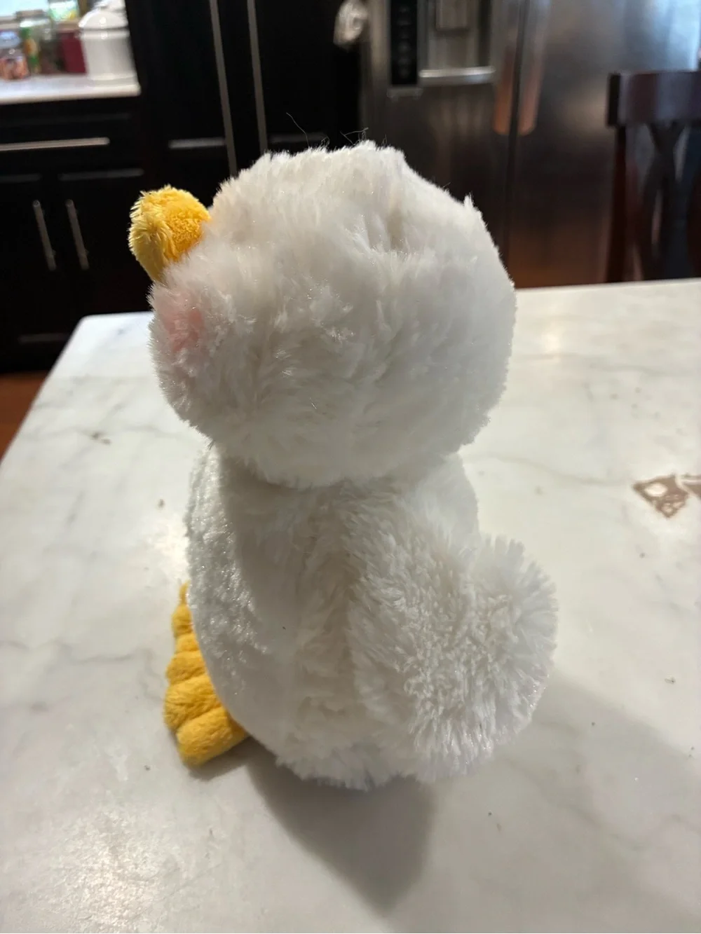 Ganz Webkinz Duck ~8” Plush Stuffed Animal White Feet Yellow Beak HM148 NO CODE